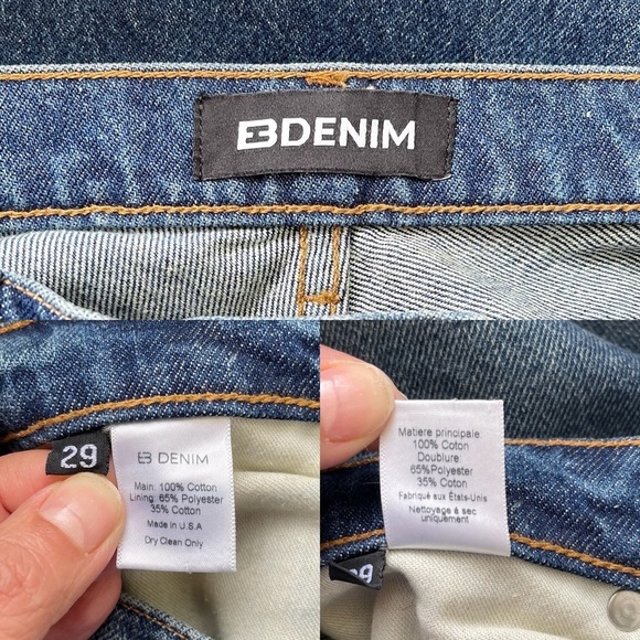 EB Denim Frederic Barrel Jeans Wide-Leg High-Rise Blue Dream 29 EUC - Picture 6 of 10